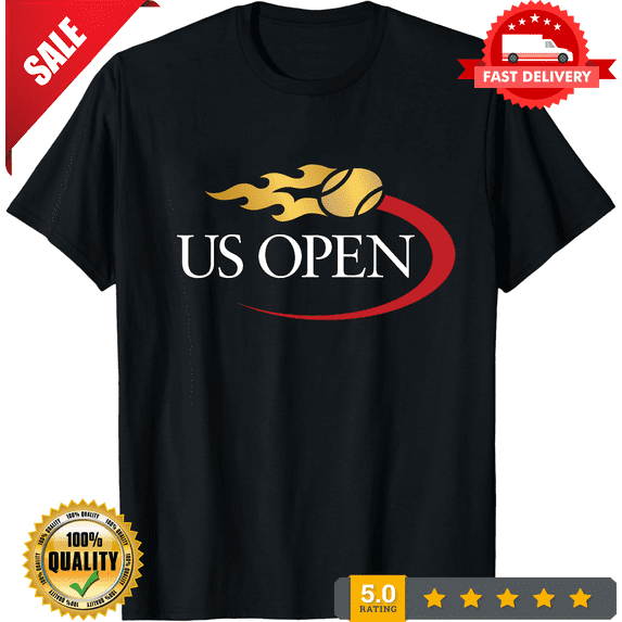 Us Open Tennis Grand Slam Men's Black T-Shirt Size S to 5XL, LIMITED EDITION-TH64263