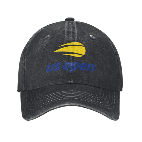 Us Open Unisex Adjustable Denim Baseball Cap Cotton Denim Dad Hat