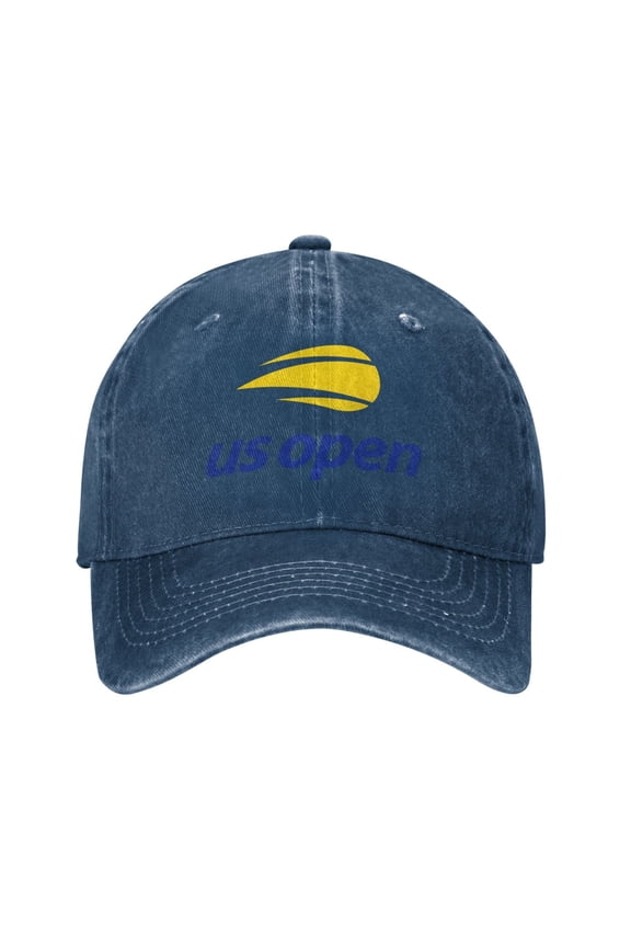 Us Open Unisex Adult Washed Denim Cotton Sport Outdoor Baseball Cap Adjustable Cowboy Baseball Hat