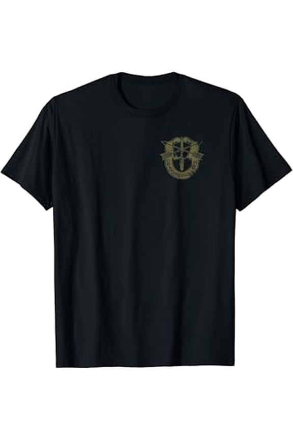Us Special Forcesde Oppresso Liber C Od Green Distressed T-Shirt