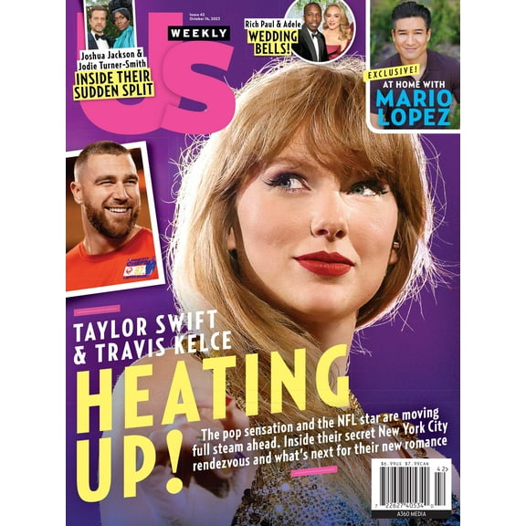 Us Weekly - 10.16.23 Inside Taylor Swift NFL Star Travis Kelce Secret NYC Rendezvous, Joshua Jackson Jodie Turner-Smith Split, Rich Paul Adele Wedding Update Exclusive Mario Lopez Home Tour!