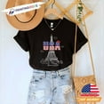 Usa 2024 Eiffel Tower Paris Games Shirt