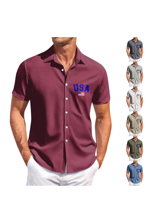 Usa 250 T Shirt for Men 1776-2026 Casual Comfortable Short Sleeve T Shirt for Men Vacation Everyday Work T-Shirt XL