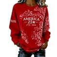 thumbnail image 1 of Usa 250 Years Of Freedom, 250th Anniversary Sweatshirt Women Patriotic American Independence Shirts, 1 of 4