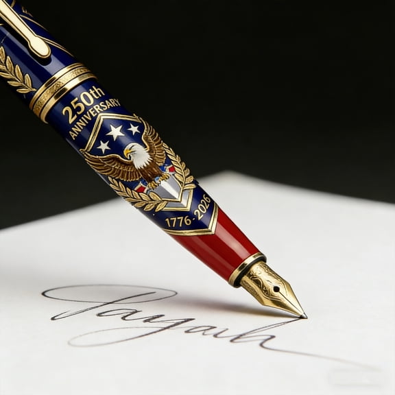 Usa 250th Anniversary Merchandise Pen and Notebook Set Bulk 1776-2026 250th Anniversary with Eagle for Collectors History Lovers