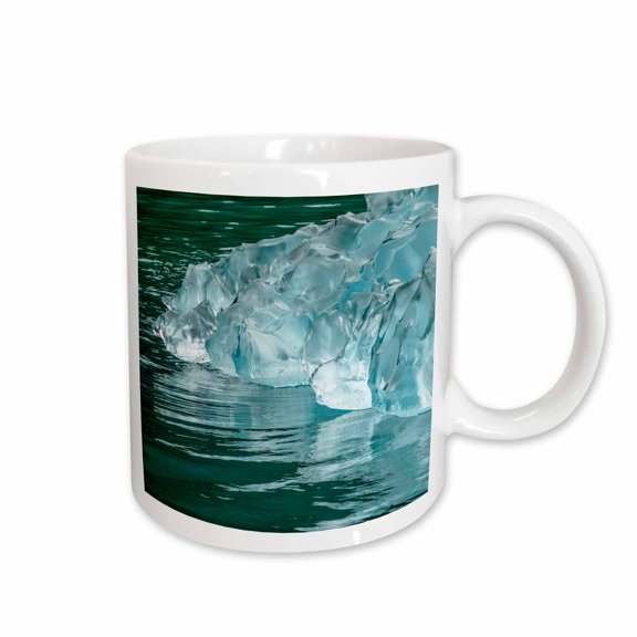 3drose, Usa, Alaska, Endicott Arm. Close up of Shapes in an Iceberg., 15oz Mug