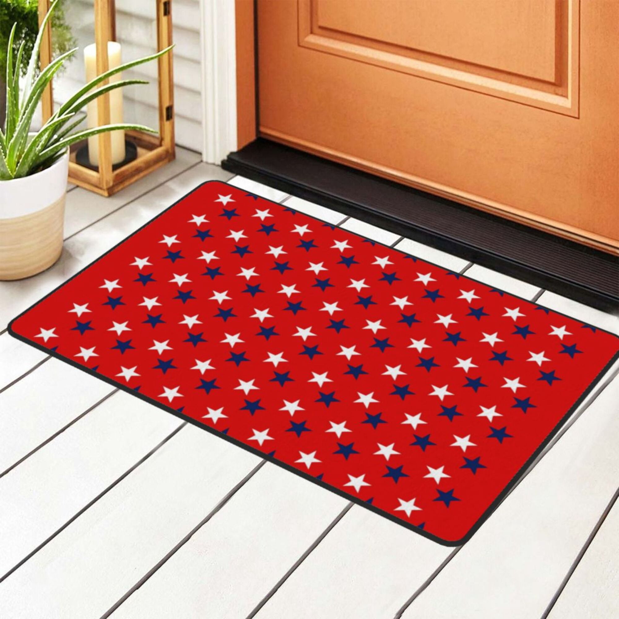 Democrat Rug Usa America Patriotism Red Rugs Doormat, Non-Slip Machine Washable ...