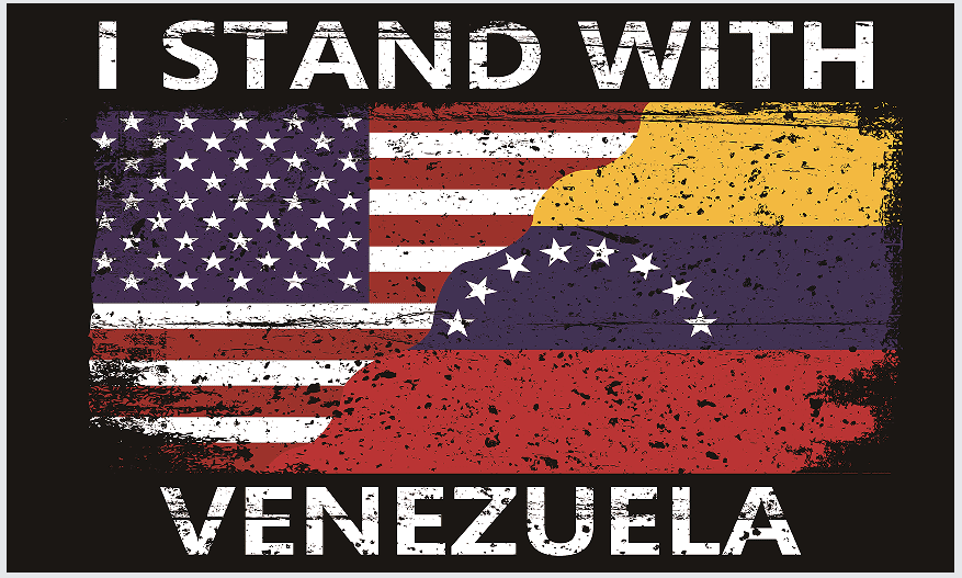 Usa American America Flag And Venezuela Venezuelan Flag 3x5 Ft Double-Sided Printed Indoor/Outdoor Decoration w/ Brass Grommets Polyester