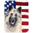 thumbnail image 1 of Usa American Flag With Belgian Tervuren Glass Cutting Board - Large, 1 of 1