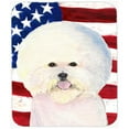 thumbnail image 1 of Usa American Flag With Bichon Frise Mouse Pad, Hot Pad Or Trivet, 1 of 1