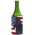 thumbnail image 1 of Usa American Flag With Briard Wine bottle sleeve Hugger, 1 of 1