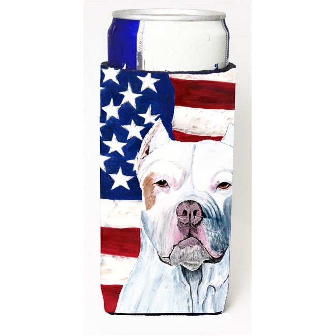 Caroline’s Treasures Brussels Griffon USA Flag Koozie – Fits Slim Cans Like Michelob Ultra, Heineken Light, 12 Oz - View #11