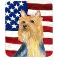 thumbnail image 1 of Usa American Flag With Silky Terrier Mouse Pad, Hot Pad Or Trivet, 1 of 1
