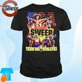 Usa Athletes 4x400m Relay Gold Sweep Olympic Paris 2024 T Shirt