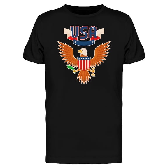 Usa Bald Eagle T-Shirt Men -Image by Shutterstock, Male 3X-Large