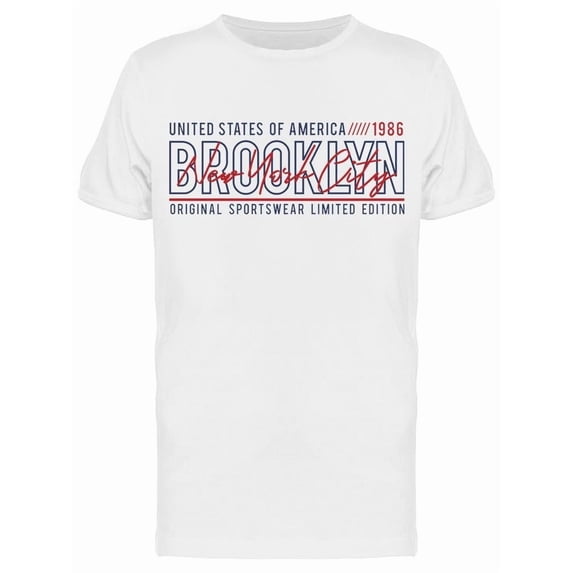 Usa Brooklyn Original Sportswear Tee Men's -Image by Shutterstock