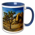 thumbnail image 1 of 3drose, Usa, California, Joshua Tree National Park, Jumbo Rocks, 15oz Two-tone Blue Mug, 1 of 6