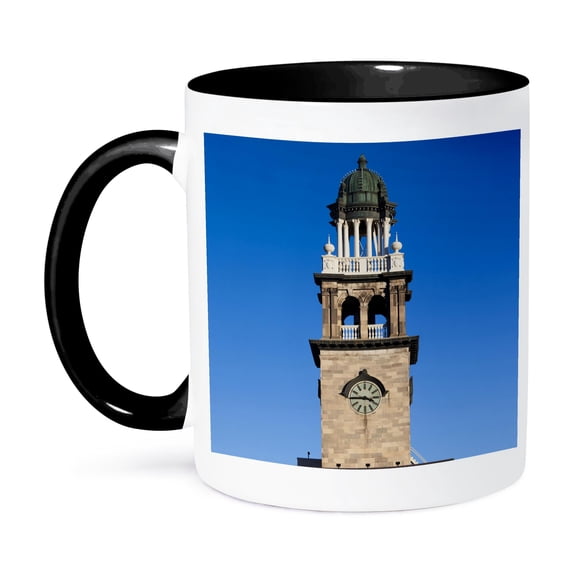 3dRose, USA, Colorado, Colorado Springs Pioneers Museum - US06 WBI0102 - Walter Bibikow, 11oz Two-Tone Black Mug