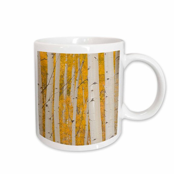 3drose, Usa, Colorado, White River National Forest, Aspen., 15oz Mug