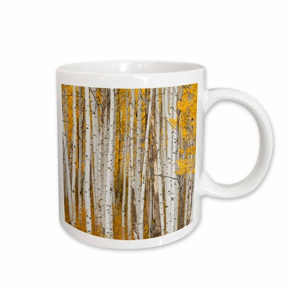 3drose, Usa, Colorado, White River National Forest, Aspen., 15oz Mug