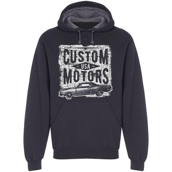Usa: Custom Motors Hoodie Men -Image by Shutterstock, Male XX-Large