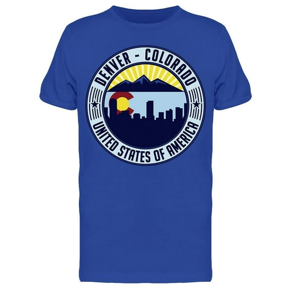 Usa Denver Colorado T-Shirt Men -Image by Shutterstock, Male 3X-Large