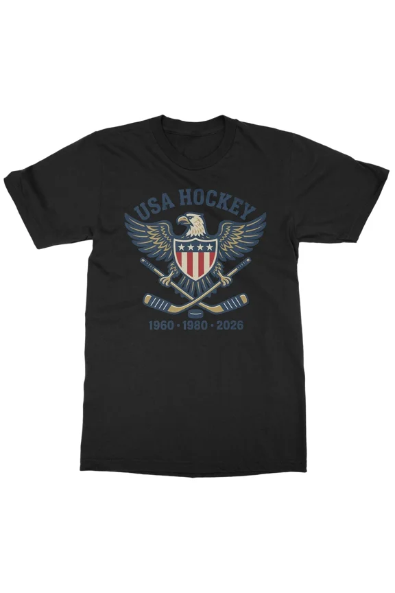 Usa Eagle Champions Ice Games Champs Unisex T-Shirt, S-5XL