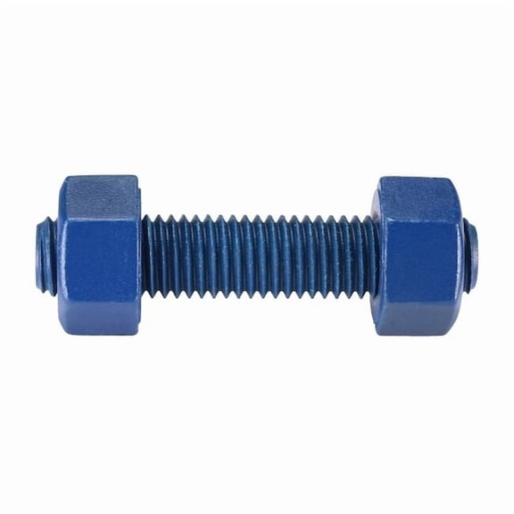 Threaded Stud, Fluoropolymer Coated, 4 PK B7-.625-3.25