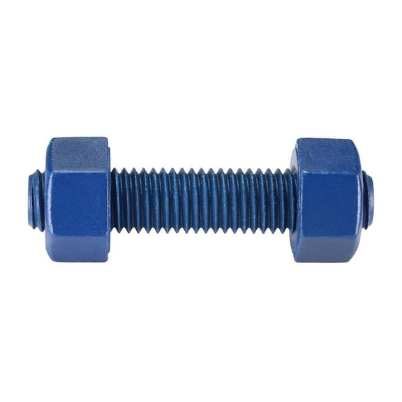 Usa Fastener Threaded Stud, Fluoropolymer Coated, 4 PK B7-.625-3.25