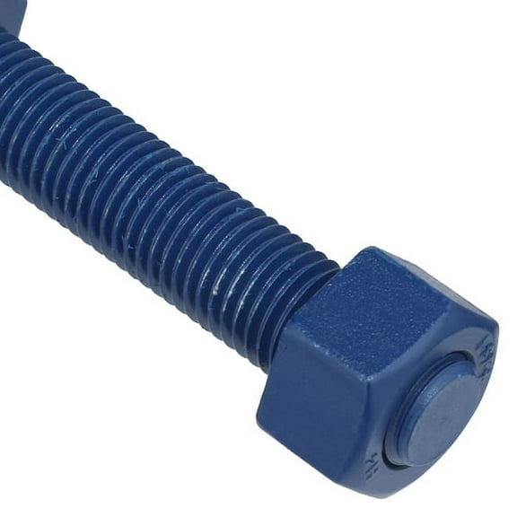 Usa Fastener Threaded Stud, Fluoropolymer Coated, 20 PK B7-.875-5.5-20