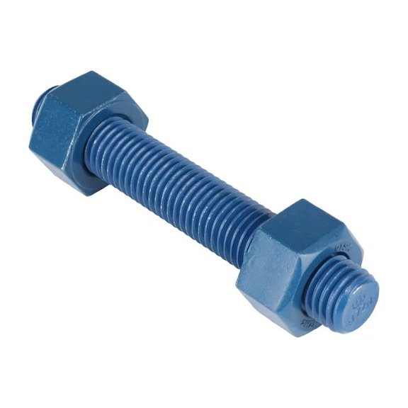 Usa Fastener Threaded Stud, Fluoropolymer Coated, 30 PK B7-.75-5-30