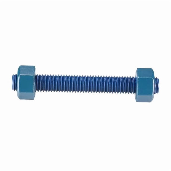 Threaded Stud, Fluoropolymer Coated, 4 PK B7-.625-5