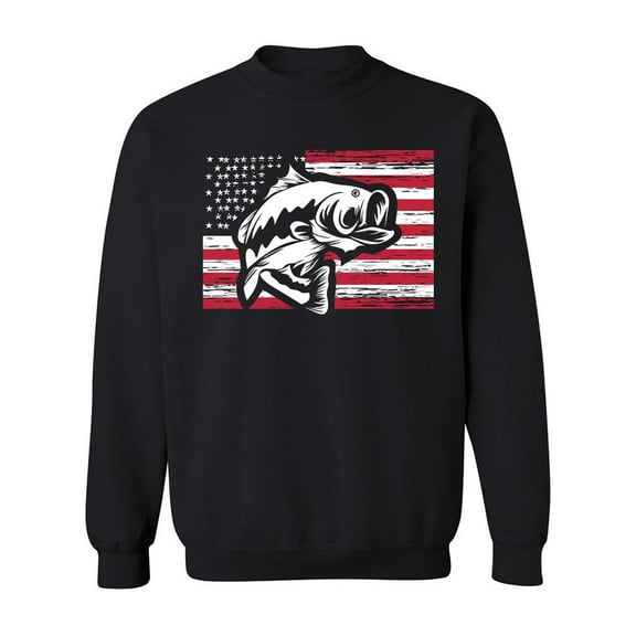 Usa Fishing Sweatshirt Men -Image by Shutterstock, Male 5X-Large