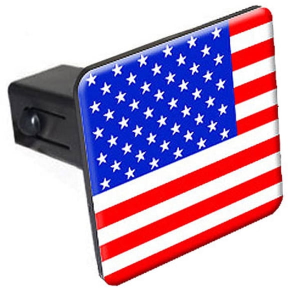 Usa Flag 1.25" Tow Trailer Hitch Cover Plug Insert