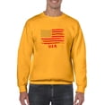 thumbnail image 1 of Usa Flag 4Th Of July Sweatshirt Men -Image by Shutterstock, Male 5X-Large, 1 of 4