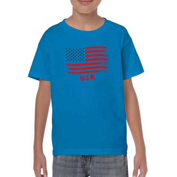 Usa Flag 4Th Of July T-Shirt Juniors -Image by Shutterstock, x-Large