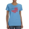 thumbnail image 1 of Usa Flag 4Th Of July T-Shirt Women -Image by Shutterstock, Female Large, 1 of 4