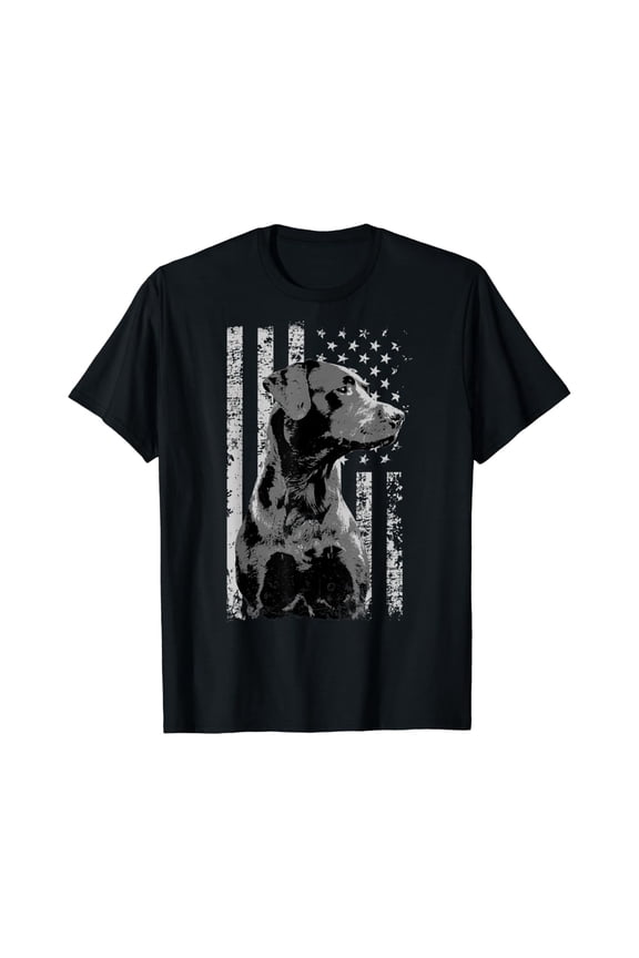 Usa Flag Black Labrador For Lab Owners T Shirt