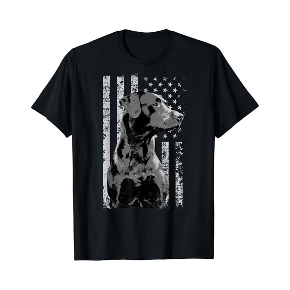 Usa Flag Black Labrador For Lab Owners T Shirt
