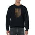thumbnail image 1 of Usa Flag Brown Grunge Style Sweatshirt Men -GoatDeals Designs, Male 3X-Large, 1 of 4