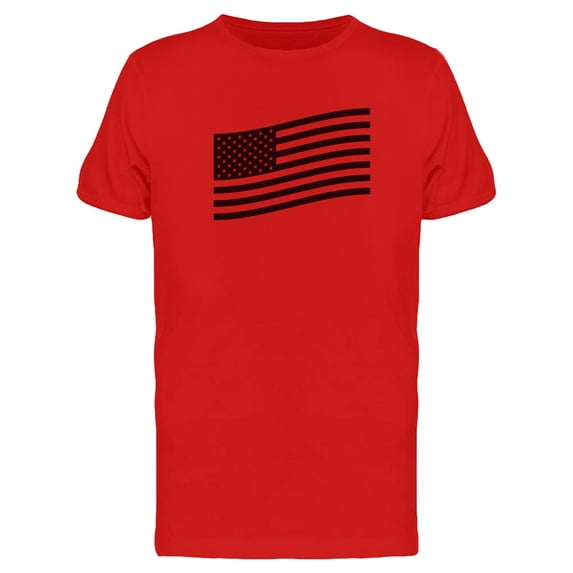 Usa Flag, Cool Doodle T-Shirt Men -Image by Shutterstock, Male 3X-Large