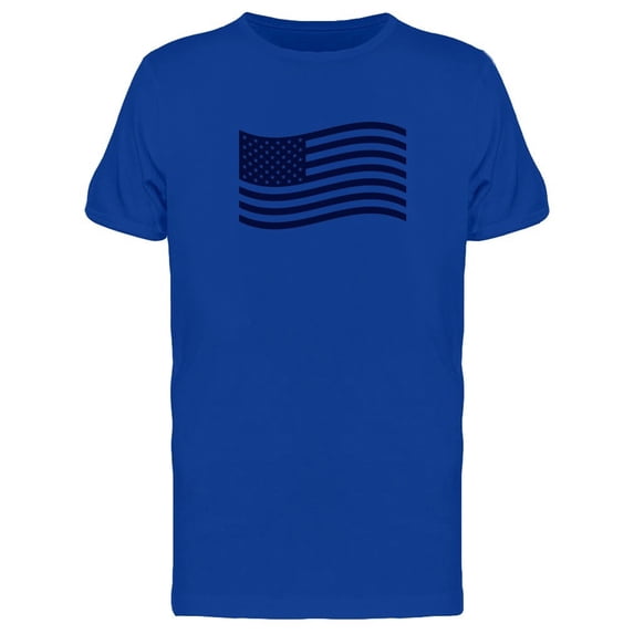 Usa Flag Cool Waving Doodle Tee Men's -Image by Shutterstock