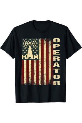 Usa Flag Ham Radio Amateur Radio Operator T Shirt