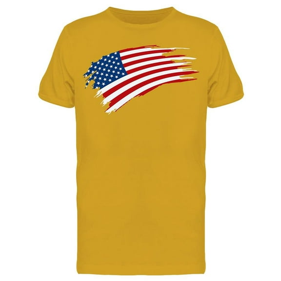 Usa Flag Isolated T-Shirt Men -Image by Shutterstock, Male 3X-Large