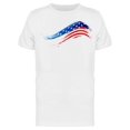 thumbnail image 1 of Usa Flag Made W/Brush Strokes Tee Men's -Image by Shutterstock, 1 of 2