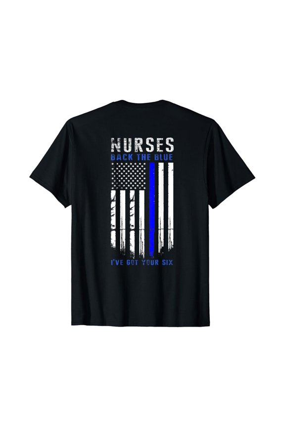 Usa Flag Nurses I'Ve Got Your Six Nursing Ideas T Shirt