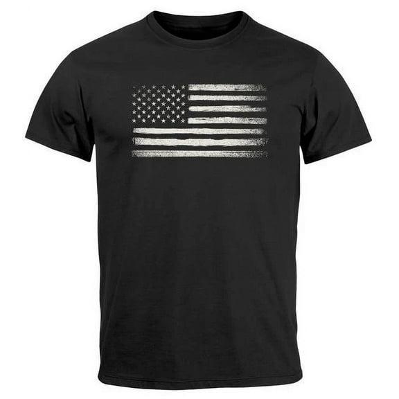 Usa Flag Print Retro Style Men Fashion Street Style T-Shirt Unisex S-5XL Hot Trending Shirt, Vintage Birthday Gift