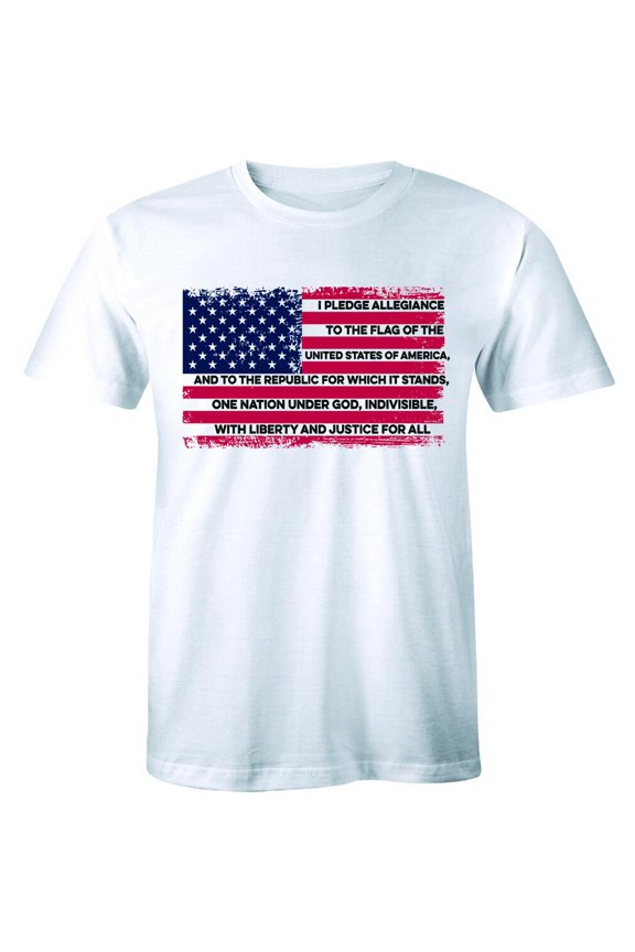 Usa Flag Slogan - I Pledge Allegiance To The Flag Of The United State Men'S Tee All Size S-5XL