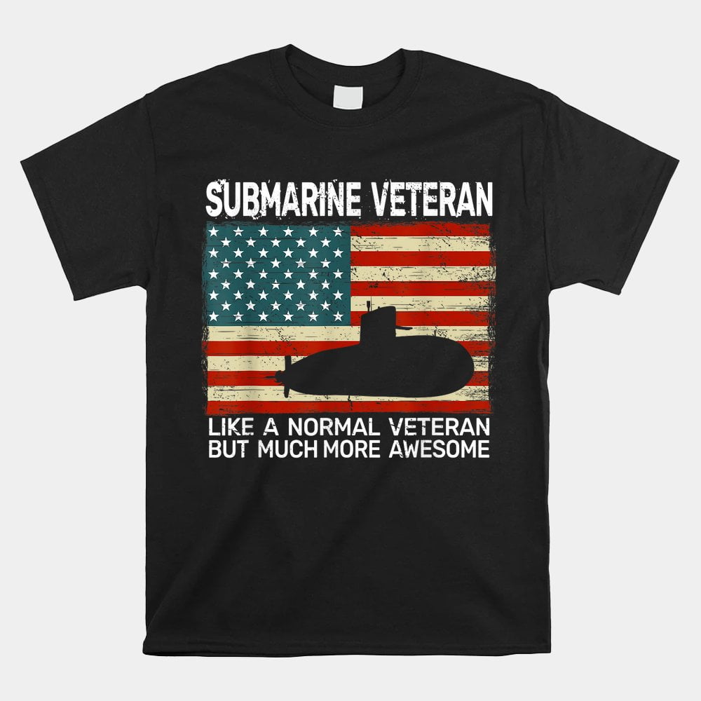 Usa Flag Submarine Veteran Submarine Shirt