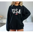 thumbnail image 1 of Usa Flag Sweatshirt: Patriotic Memorial Day Sweatshirt All Size S-5XL, 1 of 5